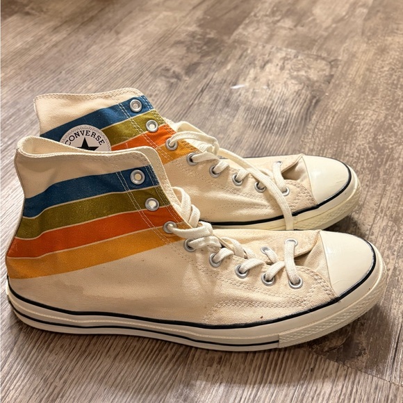 Converse Chuck 70 High-Tops with Multicolor Stripes - Picture 2 of 4